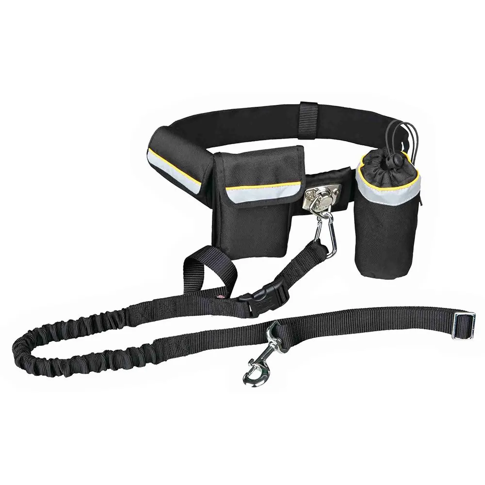 Trixie Hüftgurt Mit Leine 60-120 Cm, Black, One Size Trixie Hüftgurt Mit Leine 60-120 Cm, Black, One Size