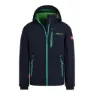 Navy / bright green / medium blue