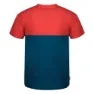 Trollkids Bergen Kurzarm-t-shirt, Petrol / spicy red, 176cm