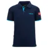 Trollkids Bergen Xt Kurzarm-poloshirt, Navy / light blue, 164cm