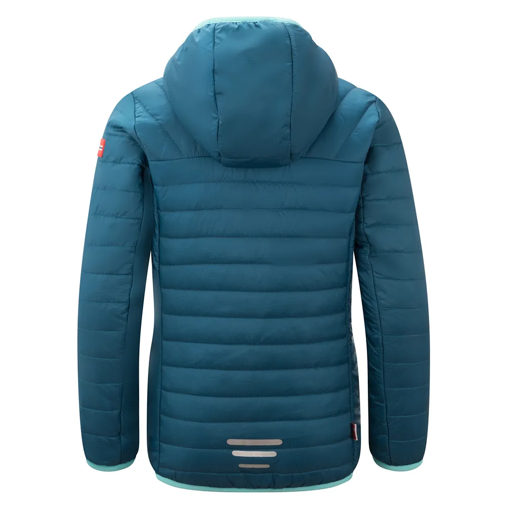 Trollkids Eikefjord Jacke Refurbished, Dark marine / arctic blue / mystic blue, 164cm Trollkids Eikefjord Jacke Refurbished, Dark marine / arctic blue / mystic blue, 164cm