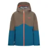 Mocca brown / atlantic blue / glow orange