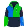Bright green / medium blue
