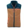 Almond / madeira blue / deep orange