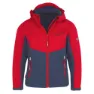 Bright red / mystic blue