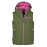 Dusky olive / light magenta