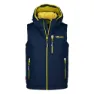 Navy / hazy yellow