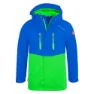 Medium blue / bright green