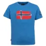 Trollkids Oslo Kurzarm-t-shirt, Medium blue, 164cm