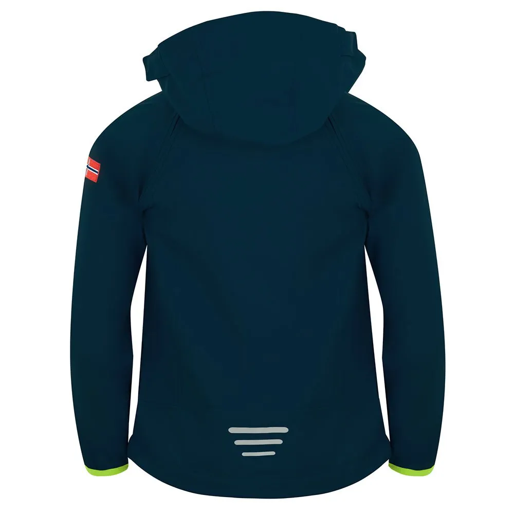 Trollkids Rondane Zip Off Xt Jacke Refurbished, Navy / lime, 140cm