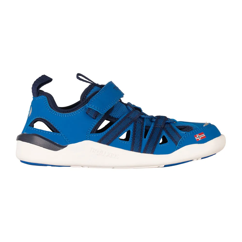 Trollkids Saltfjord Barefoot Sandalen, Alpine blue / dark indigo, EU 28 Trollkids Saltfjord Barefoot Sandalen, Alpine blue / dark indigo, EU 28