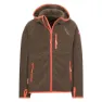 Mocca brown / glow orange