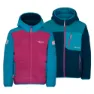 Bright berry / dark turquoise / madeira blue