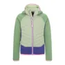 Pistachio green / violet blue / wild rose