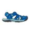 Cobalt blue / dusky turquoise / dark navy