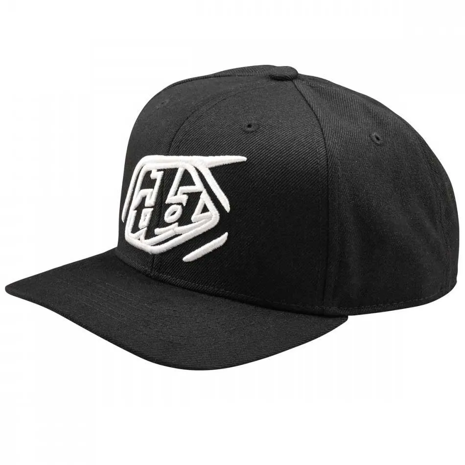 Troy Lee Designs Badge Curved Kappe, Black Troy Lee Designs Badge Curved Kappe, Black