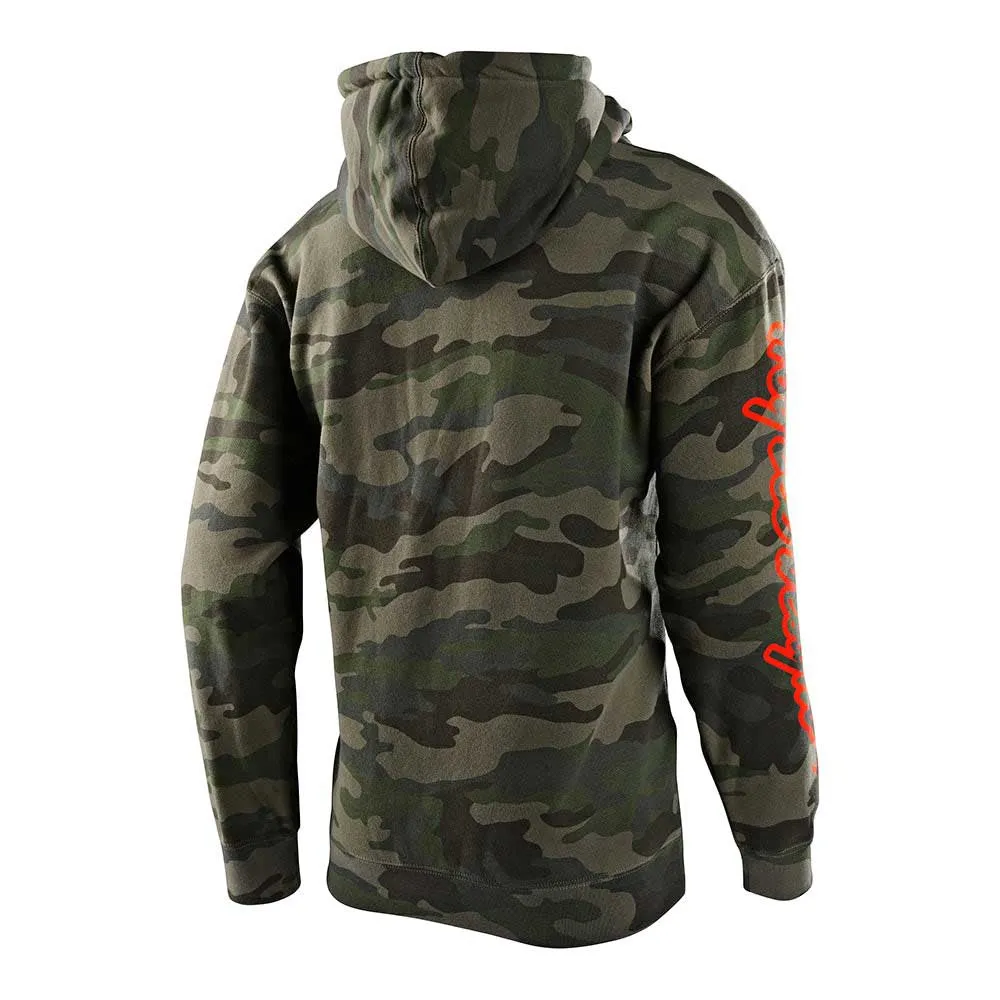 Troy Lee Designs Cropped Badge Kapuzenpullover, Forest camo, S Troy Lee Designs Cropped Badge Kapuzenpullover, Forest camo, S