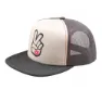 Troy Lee Designs Peace Out Trucker Vintage Kappe, White carbon