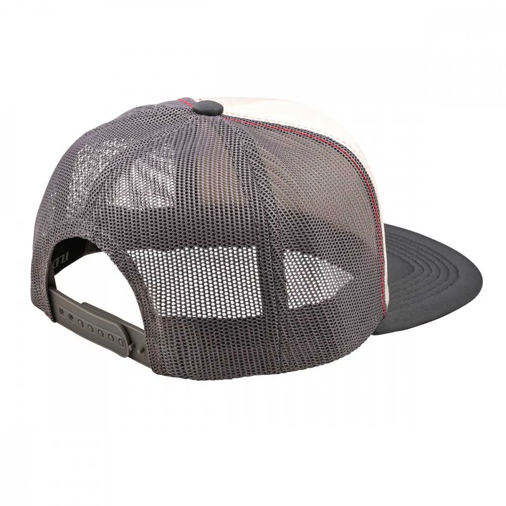 Troy Lee Designs Peace Out Trucker Vintage Kappe, White carbon