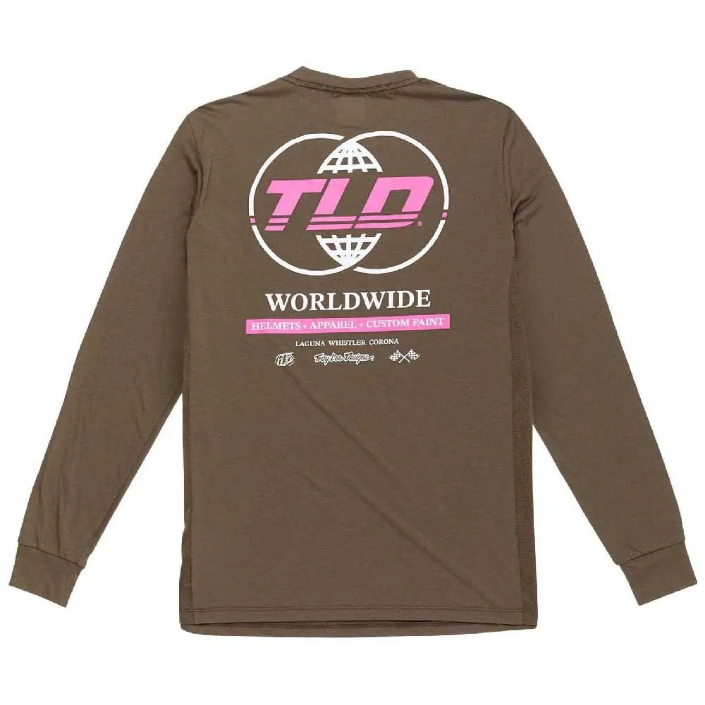 Troy Lee Designs Skyline Ride Worldwide Langarm-t-shirt Troy Lee Designs Skyline Ride Worldwide Langarm-t-shirt