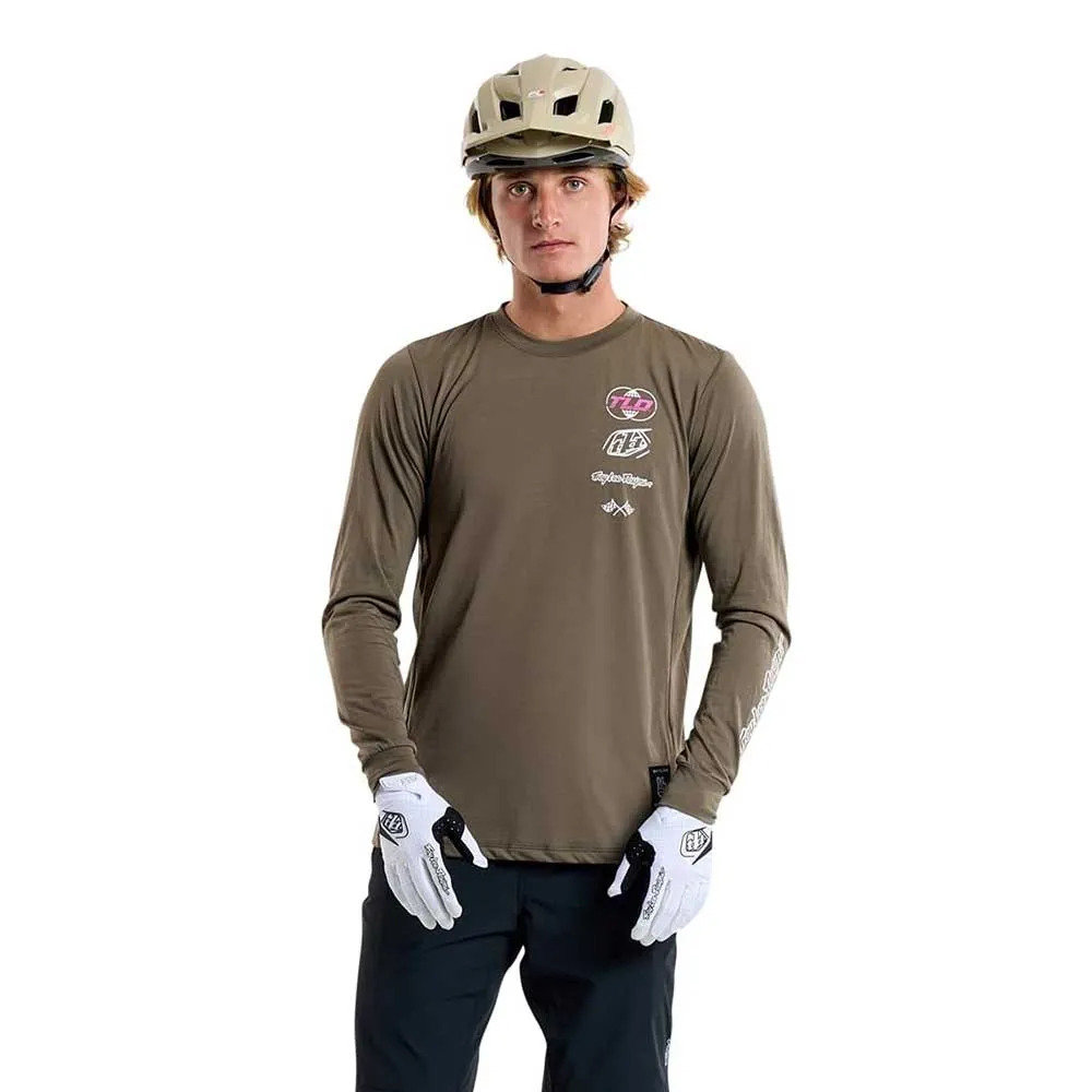 Troy Lee Designs Skyline Ride Worldwide Langarm-t-shirt Troy Lee Designs Skyline Ride Worldwide Langarm-t-shirt