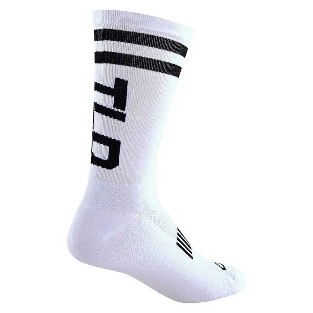 Troy Lee Designs Speed Performance Crew Socken, White Troy Lee Designs Speed Performance Crew Socken, White