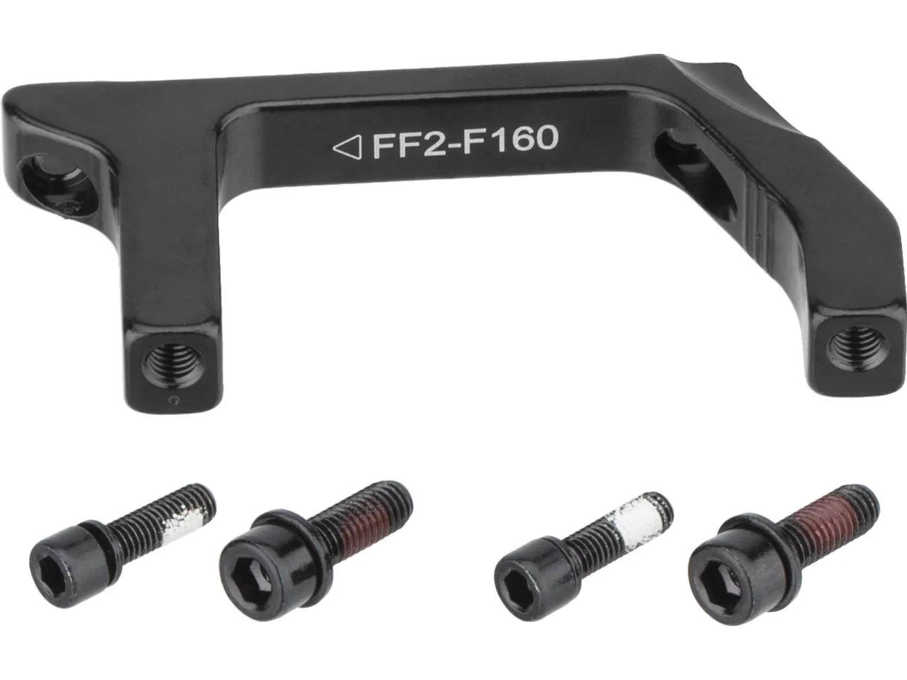 TRP Scheibenbremsadapter FF-2/FR-2 für FM auf PM VR/HR 160, Schwarz TRP Scheibenbremsadapter FF-2/FR-2 für FM auf PM VR/HR 160, Schwarz