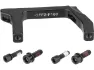 TRP Scheibenbremsadapter FF-2/FR-2 für FM auf PM VR/HR 160, Schwarz
