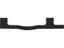 TRP Scheibenbremsadapter für 223 mm Scheibe, Schwarz, PM 7" auf PM +43mm