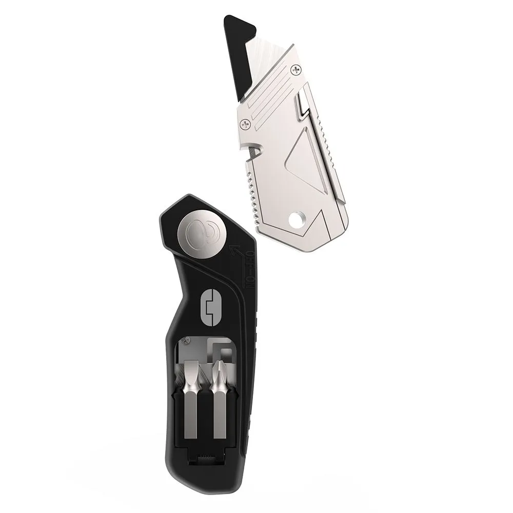 True Utility Knife+x Multitool, Silver, One Size True Utility Knife+x Multitool, Silver, One Size