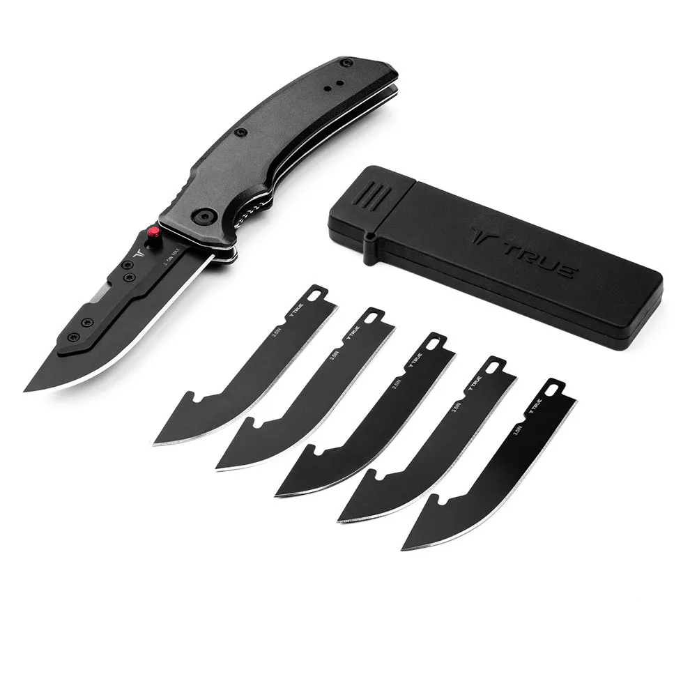 True Utility Mehrklingenmesser Mit Austauschbaren Klingen, Black, One Size True Utility Mehrklingenmesser Mit Austauschbaren Klingen, Black, One Size