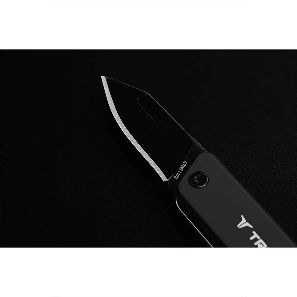 True Utility Modern Key Chain Knife Multitool, Black, One Size True Utility Modern Key Chain Knife Multitool, Black, One Size