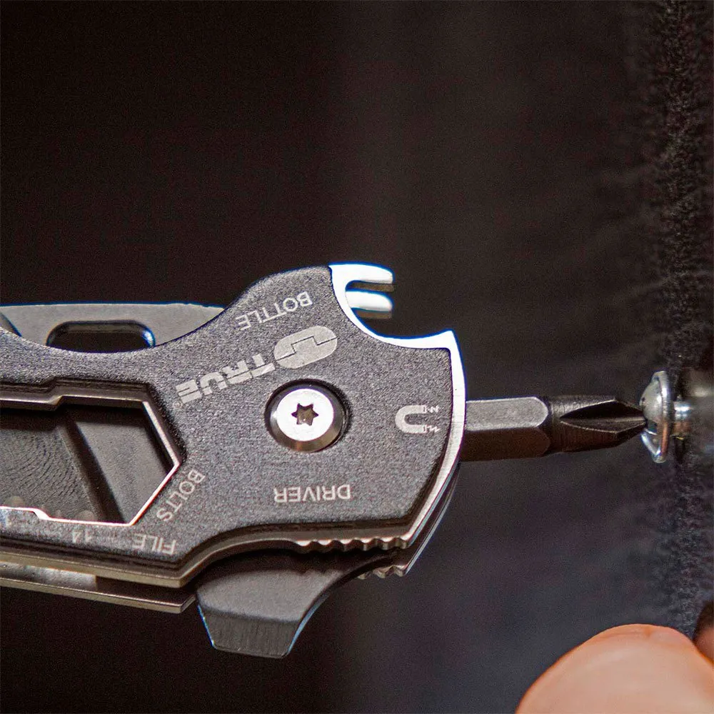 True Utility Smartknife+-the Knife+ 15 Essential Tools Multitool, Silver, One Size True Utility Smartknife+-the Knife+ 15 Essential Tools Multitool, Silver, One Size