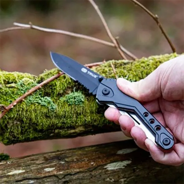 True Utility Trueblade-outdoor Knife 6 Cm Taschenmesser, Silver, One Size True Utility Trueblade-outdoor Knife 6 Cm Taschenmesser, Silver, One Size