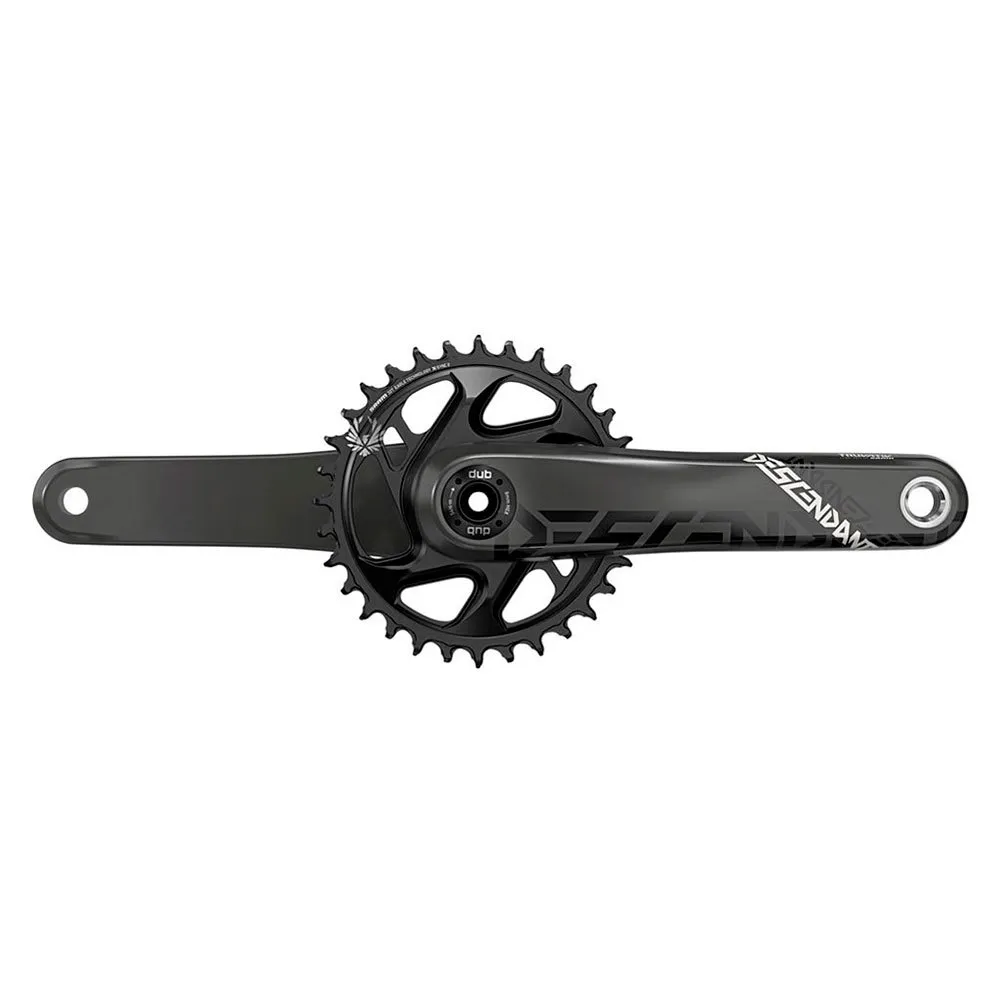 Truvativ Descendant Eagle Ai-dub Carbon Dm Kurbelgarnitur, Black, 175mm, 30t Truvativ Descendant Eagle Ai-dub Carbon Dm Kurbelgarnitur, Black, 175mm, 30t
