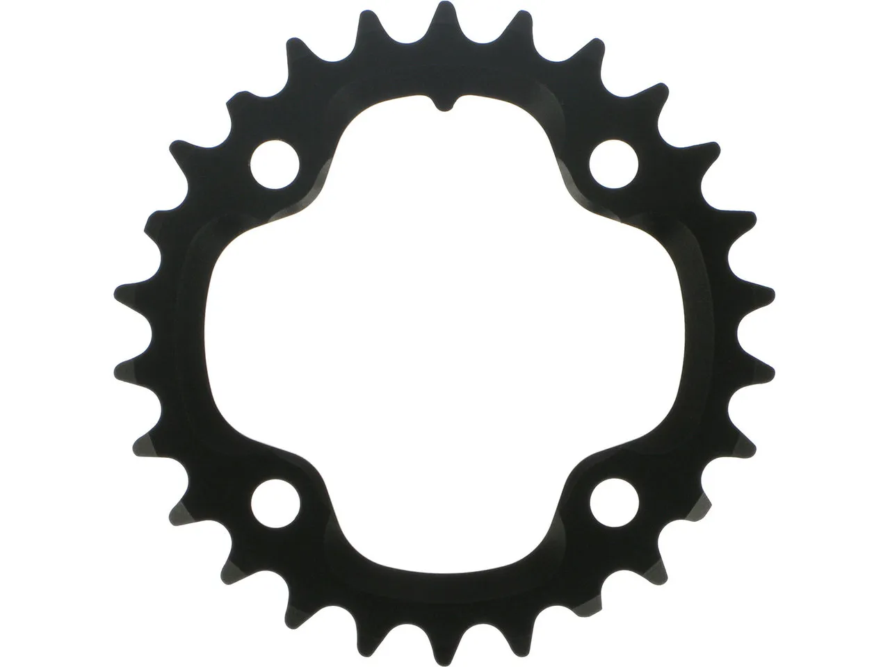 Truvativ Kettenblatt X0/X7/X9 4-Arm, 80 mm Lochkreis, Schwarz, 26t Truvativ Kettenblatt X0/X7/X9 4-Arm, 80 mm Lochkreis, Schwarz, 26t