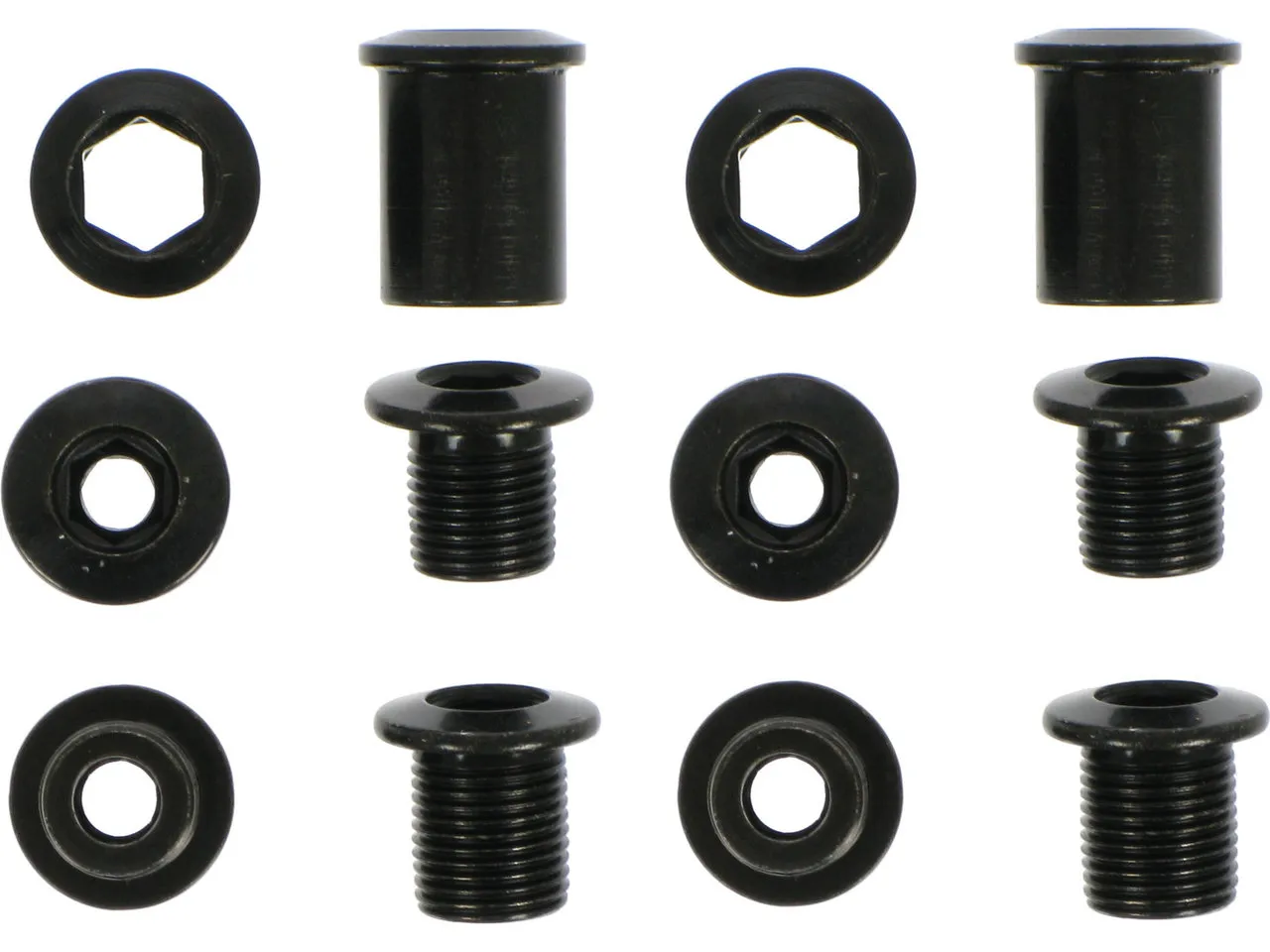 Truvativ Kettenblattschrauben mit Guard für 2-fach Kurbel, Schwarz, one_size Truvativ Kettenblattschrauben mit Guard für 2-fach Kurbel, Schwarz, one_size