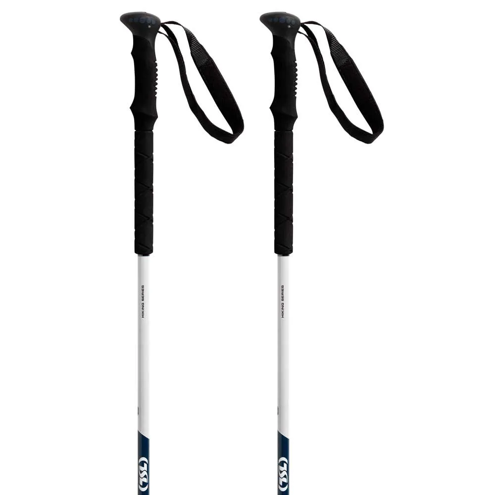 Tsl Outdoor Hiking Aluminium 2 Soft Twist Stöcke, Black / white, 78-135cm Tsl Outdoor Hiking Aluminium 2 Soft Twist Stöcke, Black / white, 78-135cm
