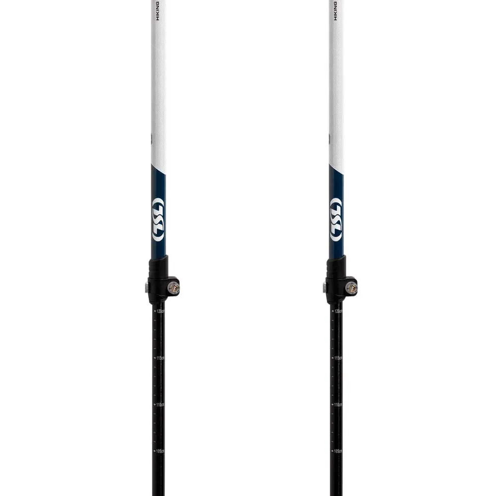 Tsl Outdoor Hiking Aluminium 2 Soft Twist Stöcke, Black / white, 78-135cm Tsl Outdoor Hiking Aluminium 2 Soft Twist Stöcke, Black / white, 78-135cm