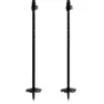 Tsl Outdoor Hiking Aluminium 2 Soft Twist Stöcke, Black / white, 78-135cm