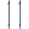 Tsl Outdoor Hiking Aluminium 3 Bi Cross Stöcke, Kaki, One Size