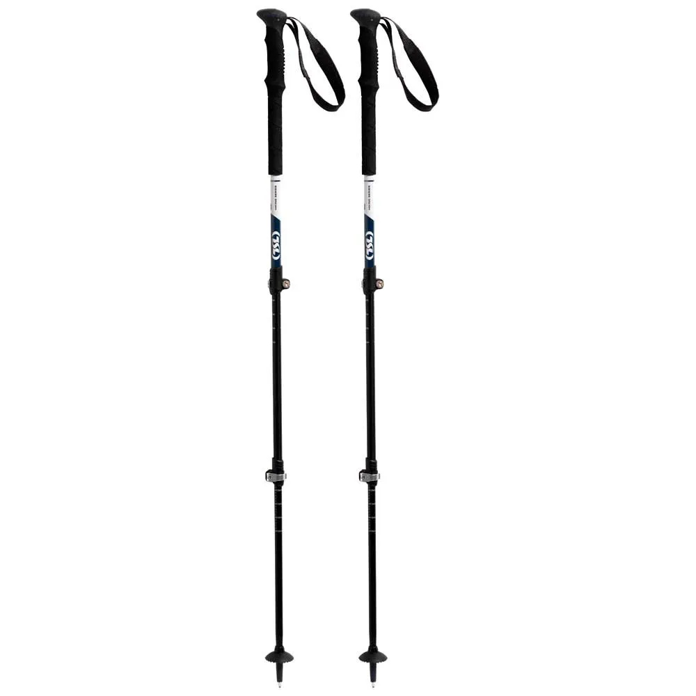 Tsl Outdoor Hiking Aluminium 3 Cross Twist Stöcke, Black, 63-135cm Tsl Outdoor Hiking Aluminium 3 Cross Twist Stöcke, Black, 63-135cm