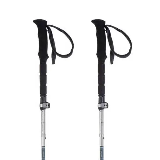 Tsl Outdoor Hiking Aluminium 5 Cross Stöcke, Silver blue, One Size