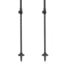 Tsl Outdoor Hiking Aluminium Comp 3 Cross Stöcke, Grey / green, 60-125cm