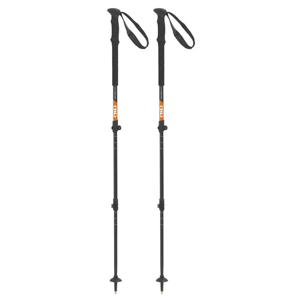 Tsl Outdoor Hiking C3 Cross Stöcke, Black / orange, 63-135cm Tsl Outdoor Hiking C3 Cross Stöcke, Black / orange, 63-135cm