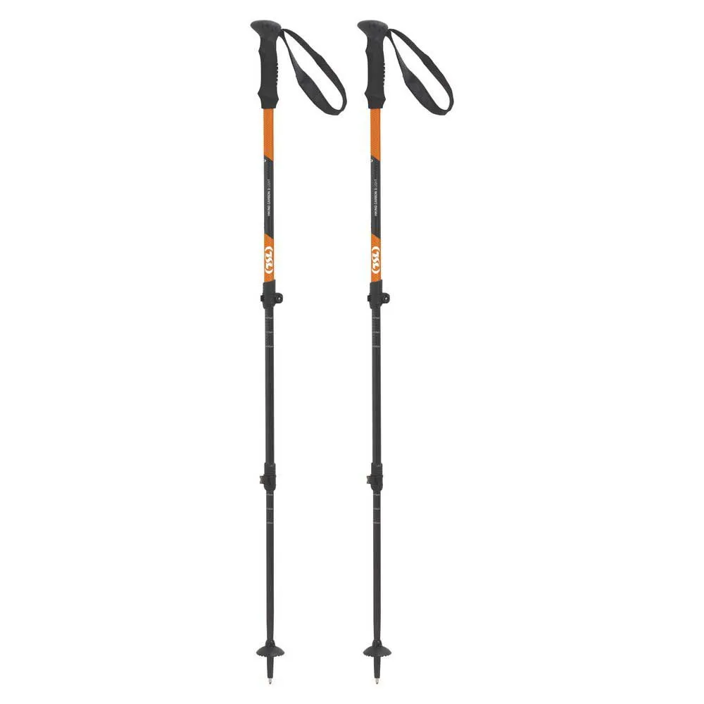 Tsl Outdoor Hiking C3 Light Stöcke, Black / orange, 63-135cm Tsl Outdoor Hiking C3 Light Stöcke, Black / orange, 63-135cm