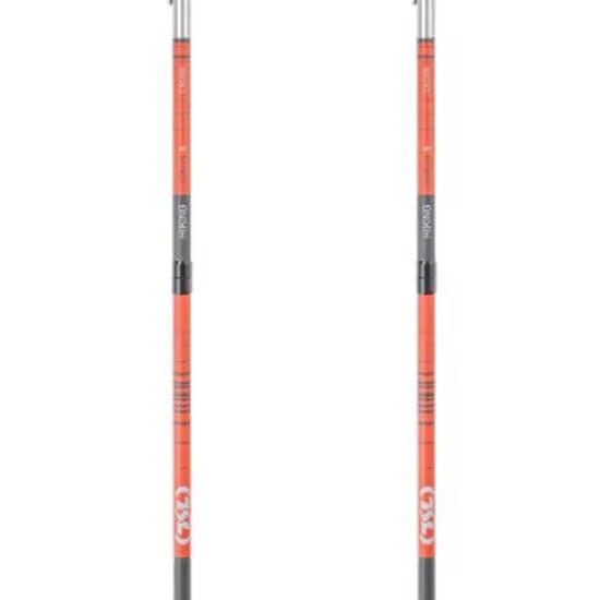 Tsl Outdoor Hiking Carbon 5 Cross Stöcke, Black / orange, One Size Tsl Outdoor Hiking Carbon 5 Cross Stöcke, Black / orange, One Size