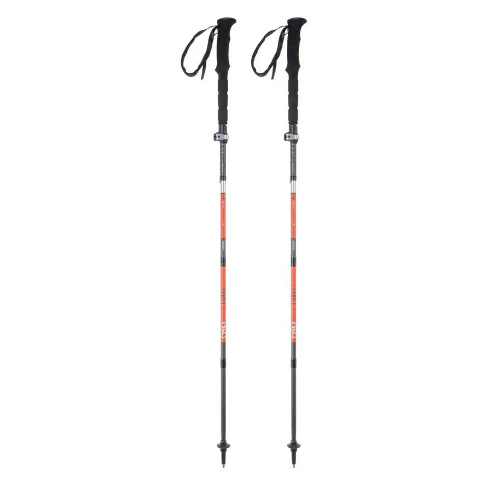 Tsl Outdoor Hiking Carbon 5 Cross Stöcke, Black / orange, One Size Tsl Outdoor Hiking Carbon 5 Cross Stöcke, Black / orange, One Size
