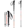 Tsl Outdoor Hiking Carbon 5 Cross Stöcke, Black / orange, One Size