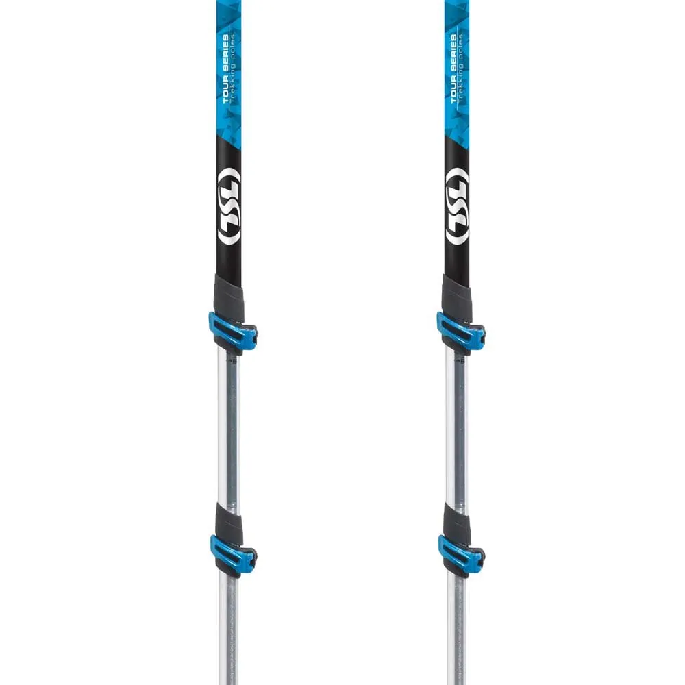 Tsl Outdoor Tour Aluminium 3 Cross Twist Stöcke, Blue, 72.5-140cm Tsl Outdoor Tour Aluminium 3 Cross Twist Stöcke, Blue, 72.5-140cm